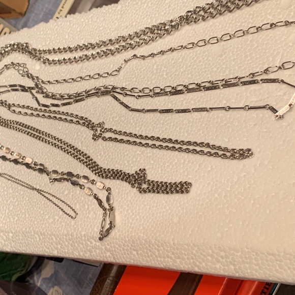 Vintage Napier Six Strand Chain Necklace - Picture 4 of 6